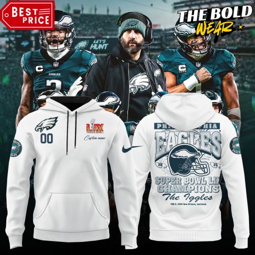 Philadelphia Eagles Super Bowl LIX Champions “Fly Eagles Fly” Hoodie