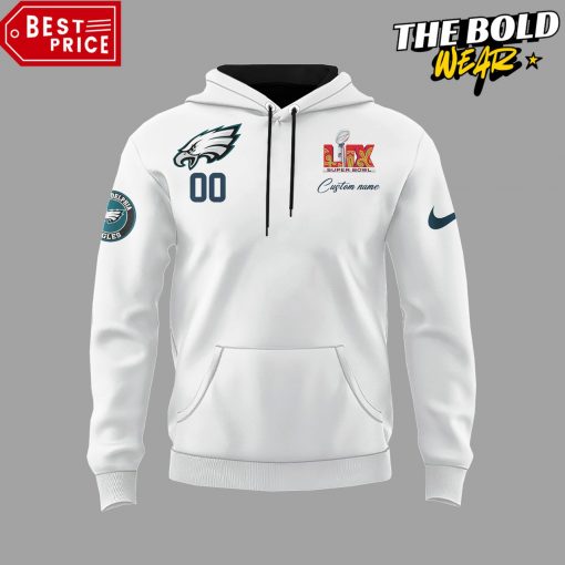 Philadelphia Eagles Super Bowl LIX Champions “Fly Eagles Fly” Hoodie