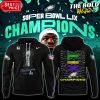 Philadelphia Eagles Super Bowl LIX Champions Special Black Hoodie