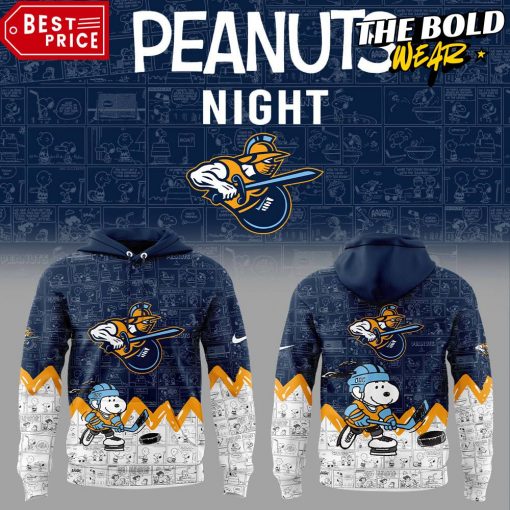 Atlanta Gladiators Peanuts Night Special Hoodie