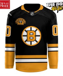 Boston Bruins x 100th Birthday Throwback Style Limited Edition Hockey Jersey