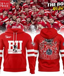 Boston University Terriers 2025 Beanpot MVP Champions Hoodie