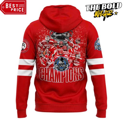 Boston University Terriers 2025 Beanpot MVP Champions Hoodie