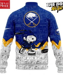 Buffalo Sabres Peanuts Night Special Baseball Jacket