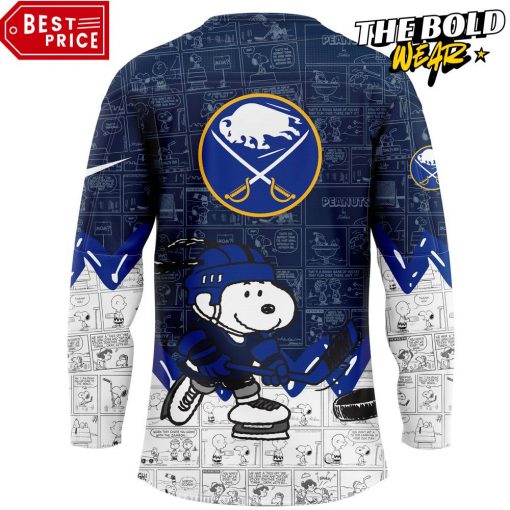 Buffalo Sabres Peanuts Night Special Hockey Jersey