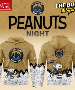 Cleveland Monsters 75th Anniversary of Peanuts Special Edition Hoodie