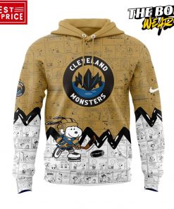 Cleveland Monsters 75th Anniversary of Peanuts Special Edition Hoodie