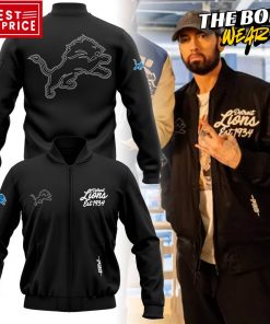 Detroit Lions x Eminem Special New Baseball Jacket