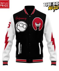 Detroit Lions x Knuckles the Echidna Limited Edition Baseball Jacket