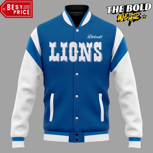 Detroit Lions x Quinn XCII Limited Edition Baseball Jacket