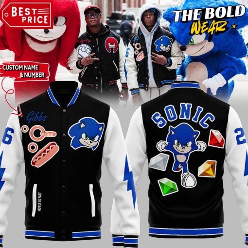 Detroit Lions x Sonic the Hedgehog Limited Edition Baseball Jacket