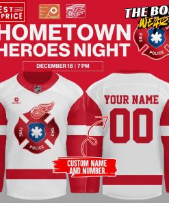 Detroit Red Wings Hometown Heroes Night Special Edition Hockey Jersey