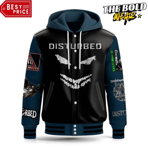 Disturbed The Sickness 25th Anniversary Tour Hooded Baseball Jacket