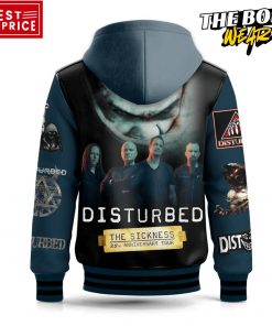 Disturbed The Sickness 25th Anniversary Tour Hooded Baseball Jacket