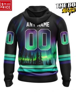 ECHL Adirondack Thunder Northern Lights Special Design Hoodie