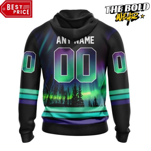 ECHL Adirondack Thunder Northern Lights Special Design Hoodie