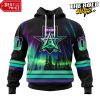 ECHL Adirondack Thunder Northern Lights Special Design Hoodie