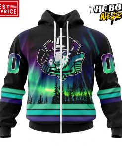 ECHL Bloomington Bison Northern Lights Special Design Hoodie