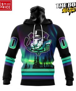 ECHL Bloomington Bison Northern Lights Special Design Hoodie