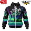 ECHL Idaho Steelheads Northern Lights Special Design Hoodie