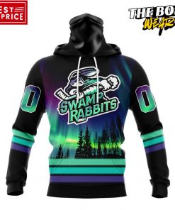 ECHL Greenville Swamp Rabbits Northern Lights Special Design Hoodie