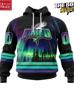 ECHL Idaho Steelheads Northern Lights Special Design Hoodie