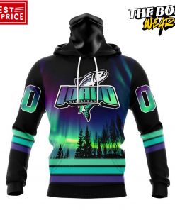 ECHL Idaho Steelheads Northern Lights Special Design Hoodie