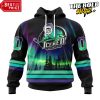 ECHL Kalamazoo Wings Northern Lights Special Design Hoodie