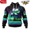 ECHL Kansas City Mavericks Northern Lights Special Design Hoodie