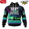 ECHL Kalamazoo Wings Northern Lights Special Design Hoodie