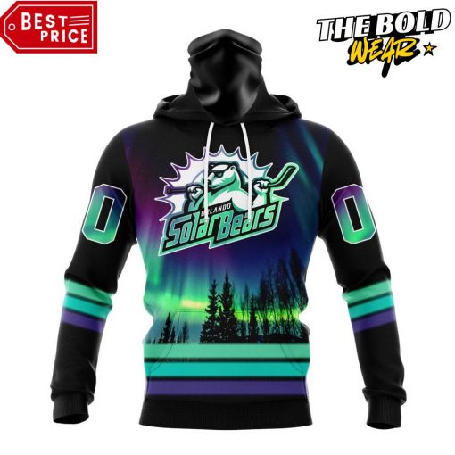 ECHL Orlando Solar Bears Northern Lights Special Design Hoodie