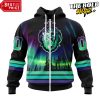 ECHL Savannah Ghost Pirates Northern Lights Special Design Hoodie