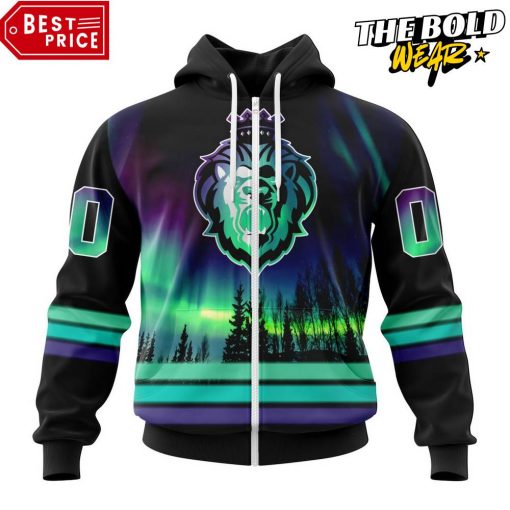 ECHL Reading Royals Northern Lights Special Design Hoodie