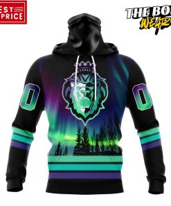 ECHL Reading Royals Northern Lights Special Design Hoodie