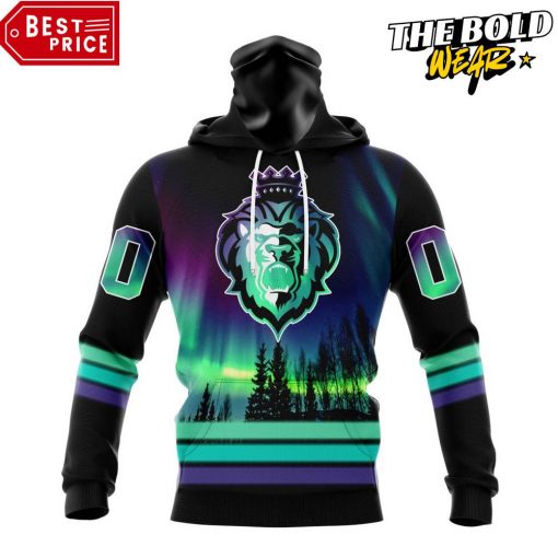 ECHL Reading Royals Northern Lights Special Design Hoodie