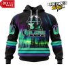 ECHL Wheeling Nailers Northern Lights Special Design Hoodie