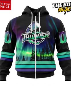 ECHL Wichita Thunder Northern Lights Special Design Hoodie