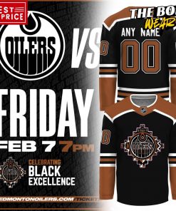 Edmonton Oilers Celebrating Black History Limited Edition Hockey Jersey