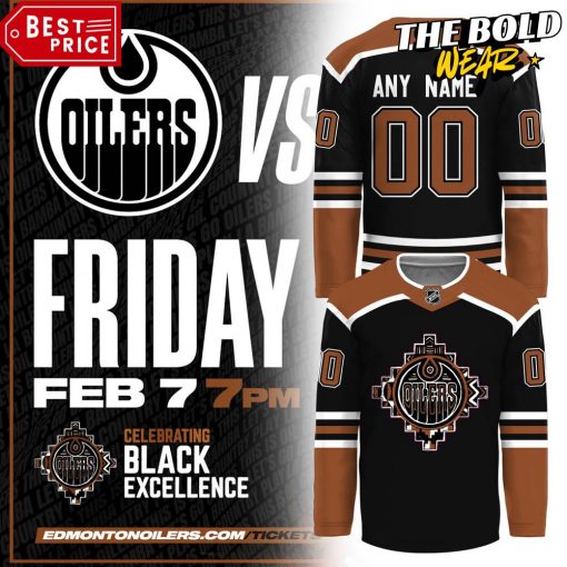 Edmonton Oilers Celebrating Black History Limited Edition Hockey Jersey