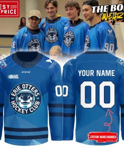 Erie Otters Highmark Club Caring Place Blue Jersey