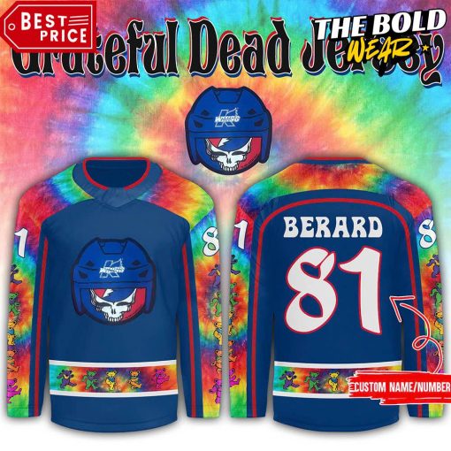 Kalamazoo Wings x Grateful Dead Limited Edition Hockey Jersey