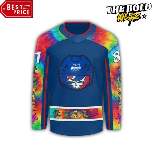 Kalamazoo Wings x Grateful Dead Limited Edition Hockey Jersey