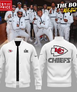 Kansas City Chiefs Super Bowl LIX Opening Night White Jacket