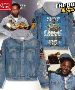 Kendrick Lamar “Not Like Us” Hooded Denim Jacket