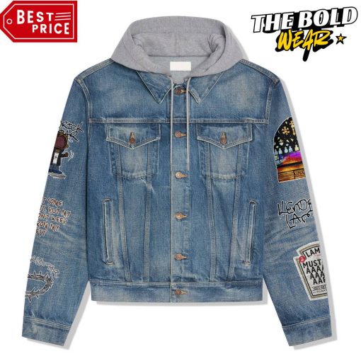 Kendrick Lamar “Not Like Us” Hooded Denim Jacket