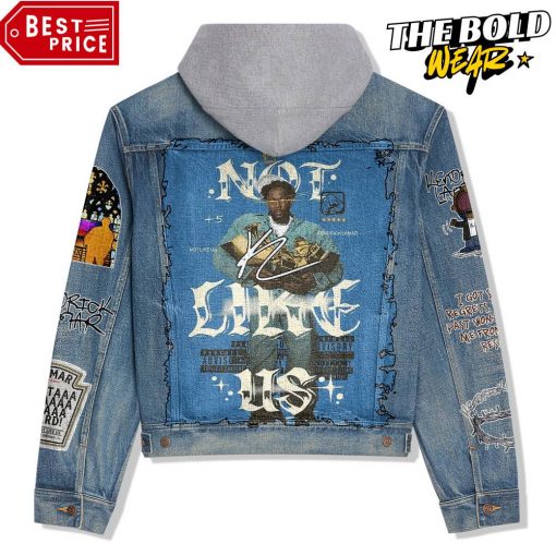 Kendrick Lamar “Not Like Us” Hooded Denim Jacket