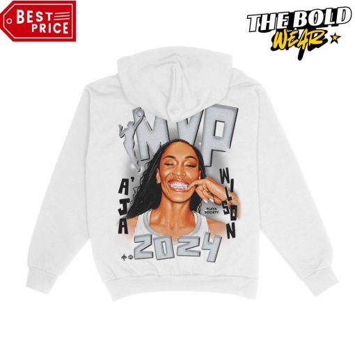 Las Vegas Aces A’ja Wilson 2024 WNBA MVP Hoodie