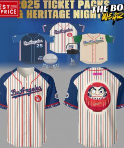 Los Angeles Dodger Japanese Heritage Night 2025 Baseball Jersey