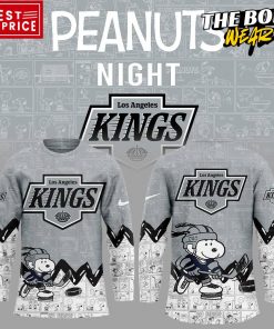 Los Angeles Kings Peanuts Night Special Edition Hockey Jersey