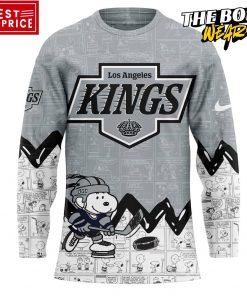 Los Angeles Kings Peanuts Night Special Edition Hockey Jersey